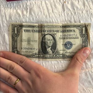 Silver Certificate Vintage Dollar Bill (1935 F)